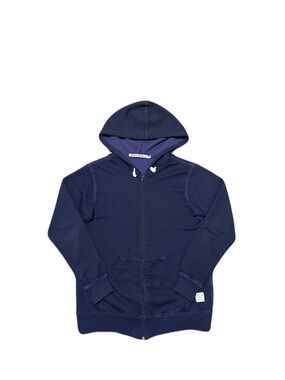 Iron and Resin Soledad Hoodie Mens Medium Full Zip Sweatshirt Made USA Purple